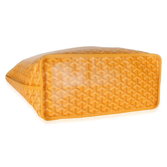 Goyard Yellow Goyardine Canvas Reversible Anjou PM - Picture 7 of 7